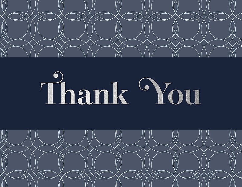 Art Deco Thank You