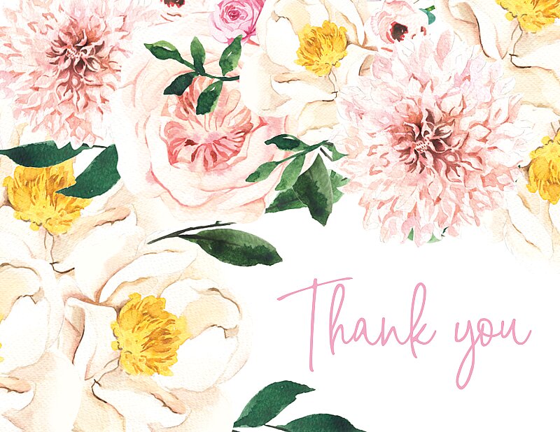 Blush & Thank You