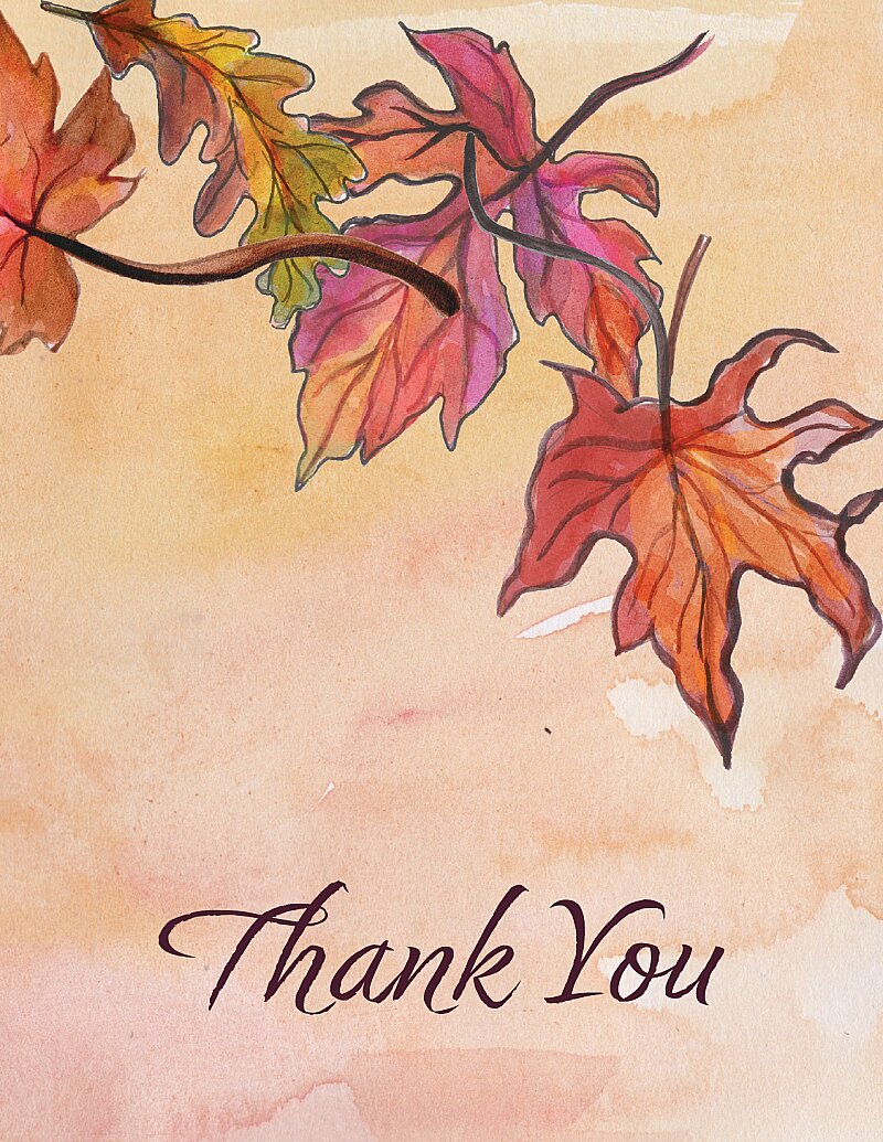 Fall - Thank You