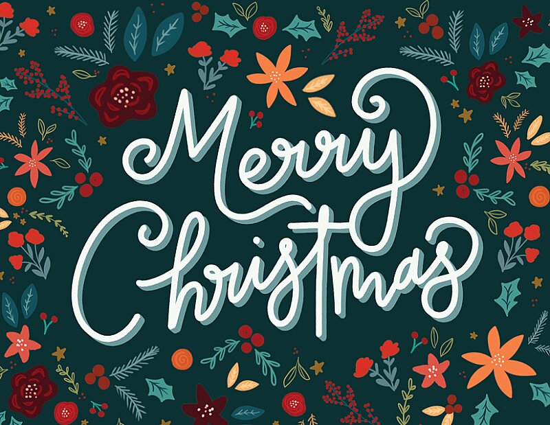 Festive Green - Merry Christmas