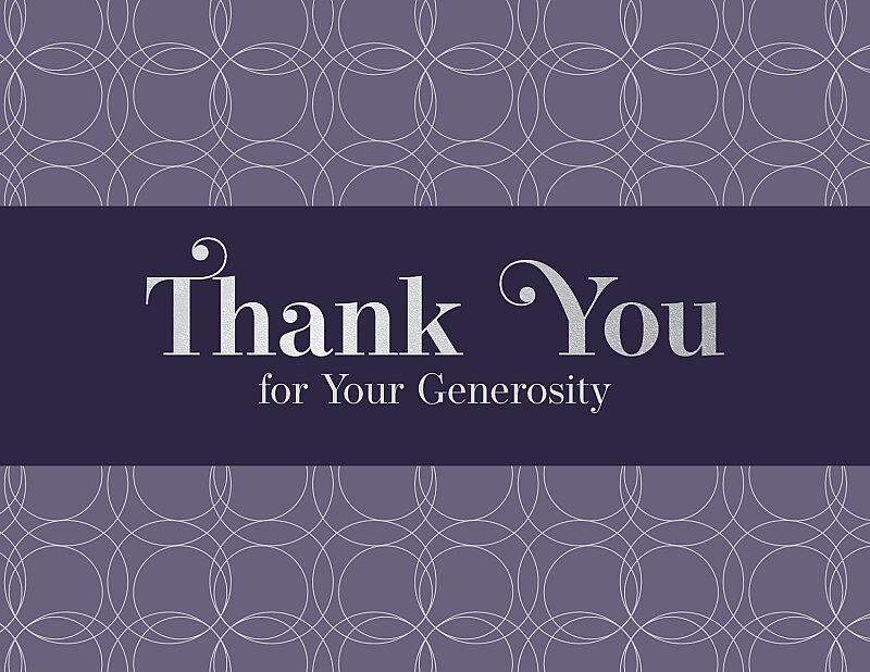 Generous Thank You