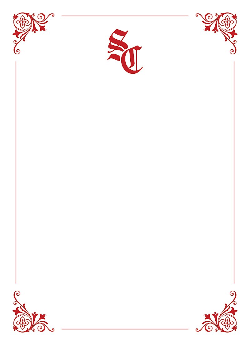 Gold Foil Limited Edition Santa Card