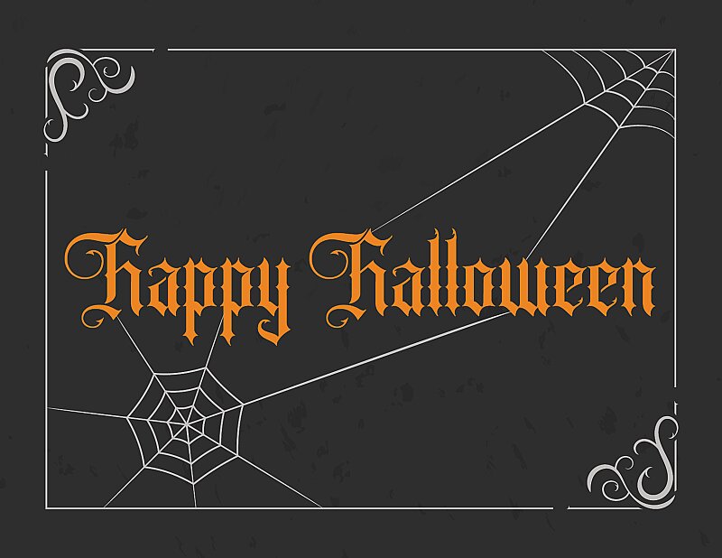 Gothic Happy Halloween
