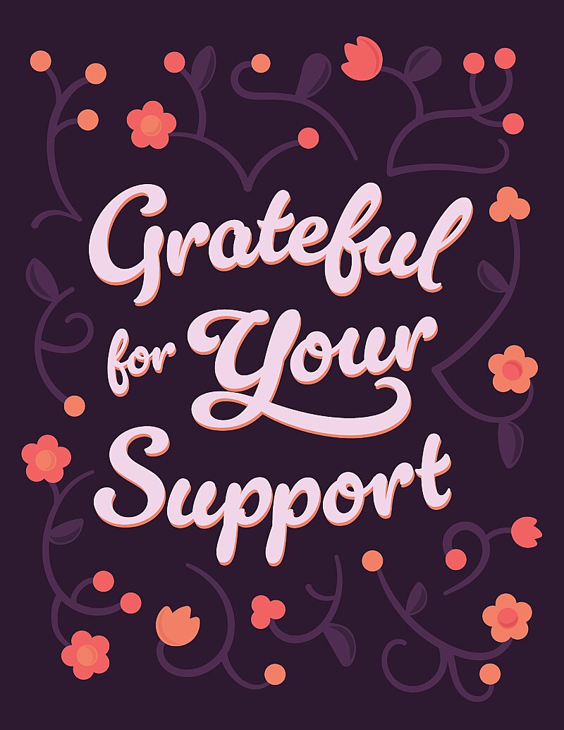Grateful for Your Support