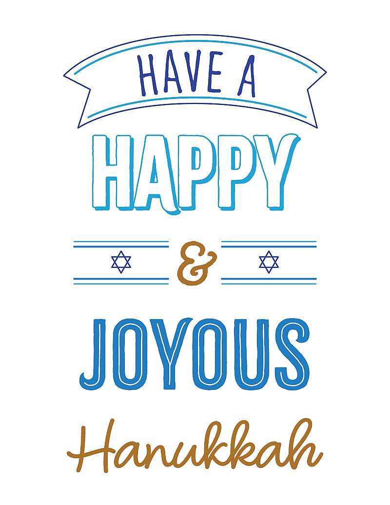 Happy and Joyous Hanukkah