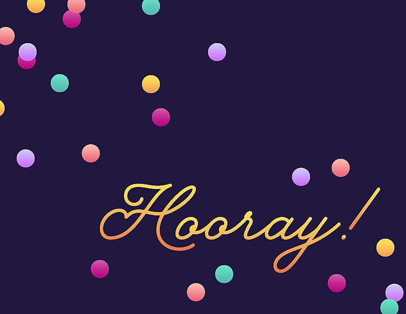 Hooray Confetti