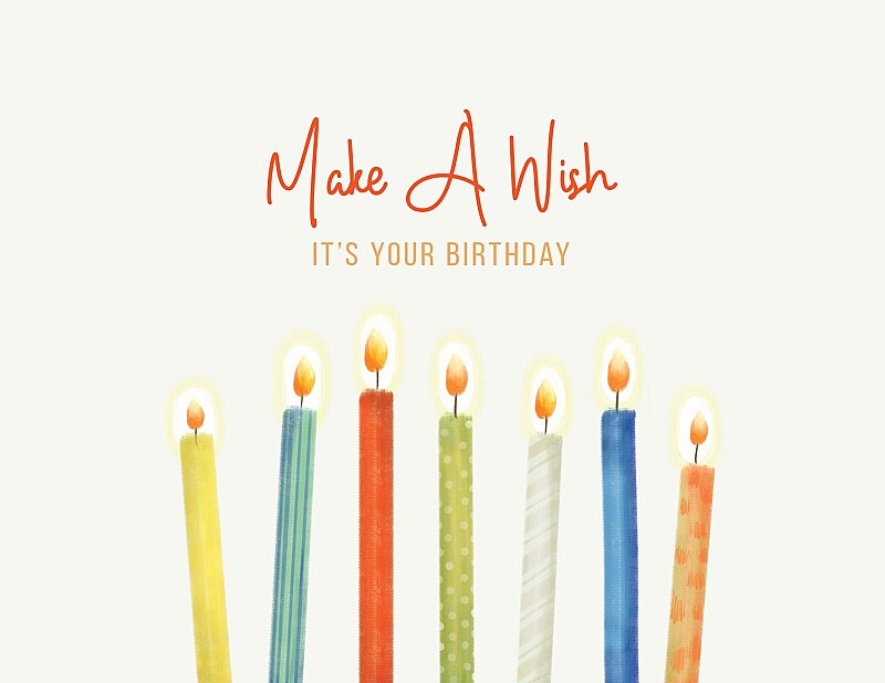 Make A Wish It's Your Birthday