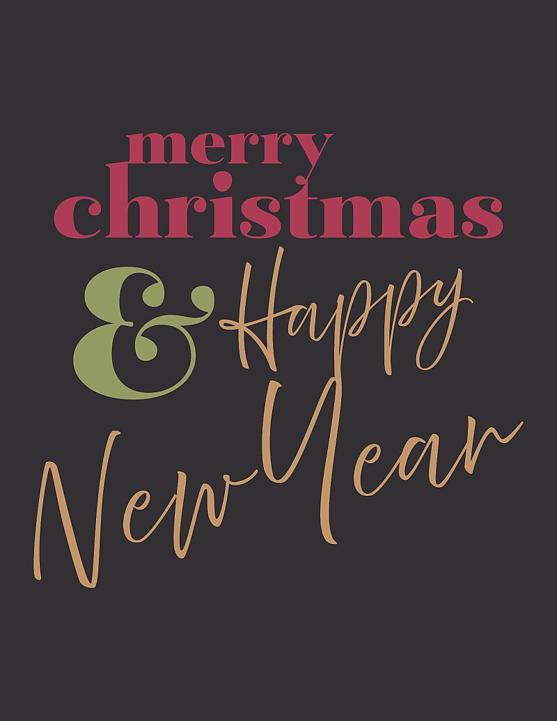 Merry Christmas and Happy New Year