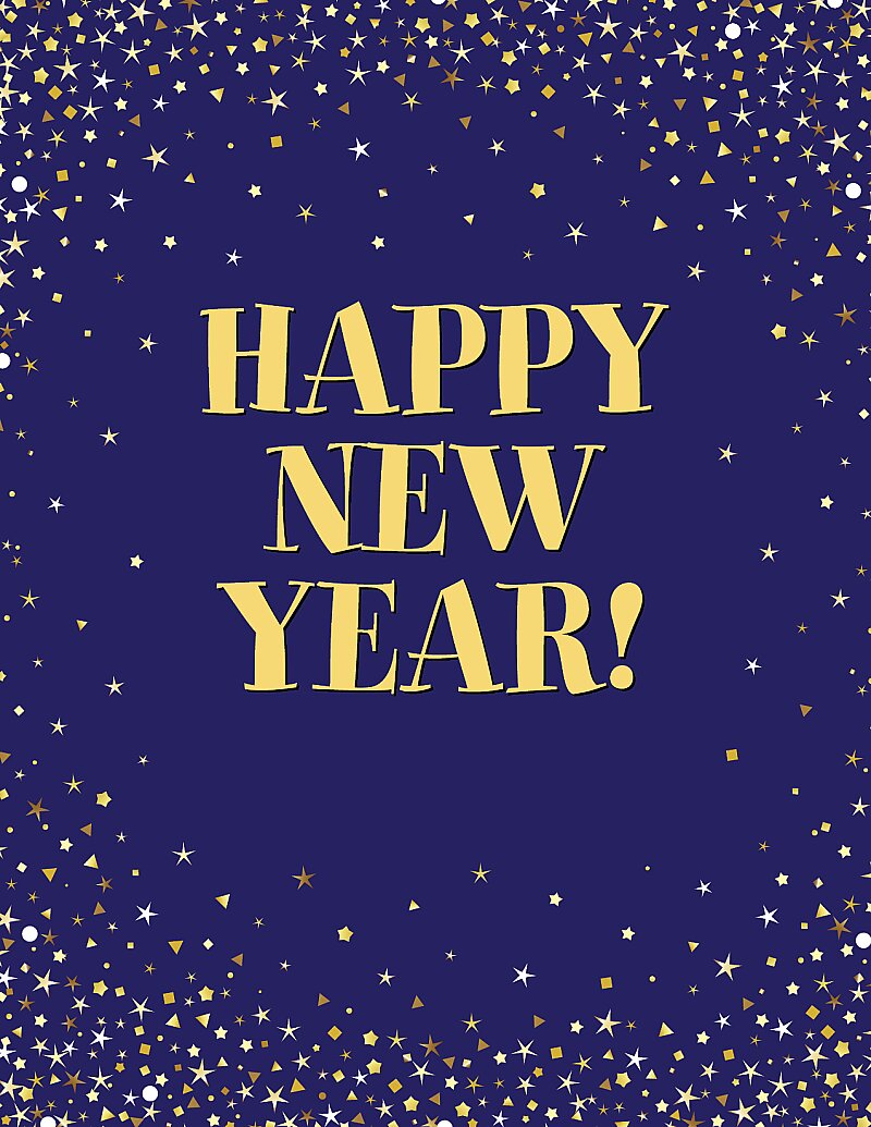 New Year Confetti