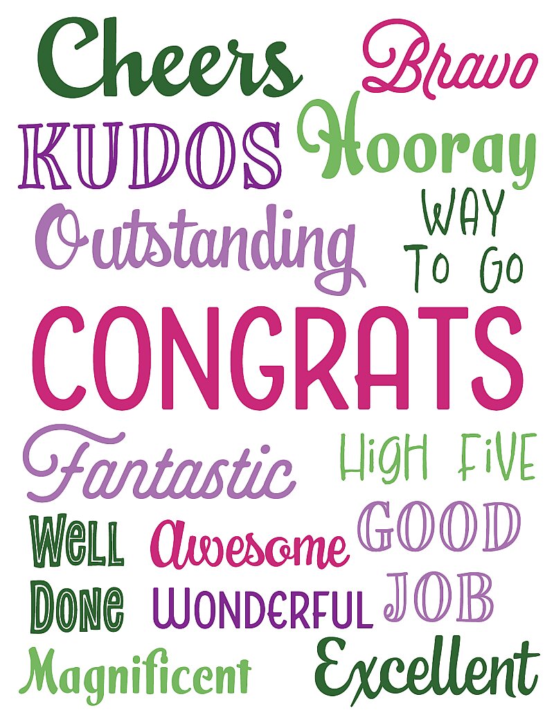 Nothing but Congrats