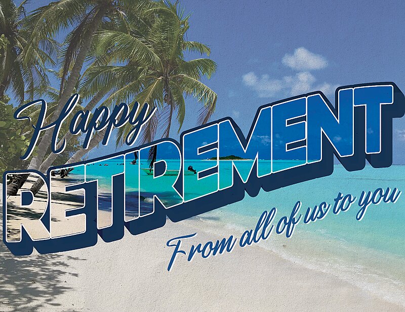 Retirement Postcard