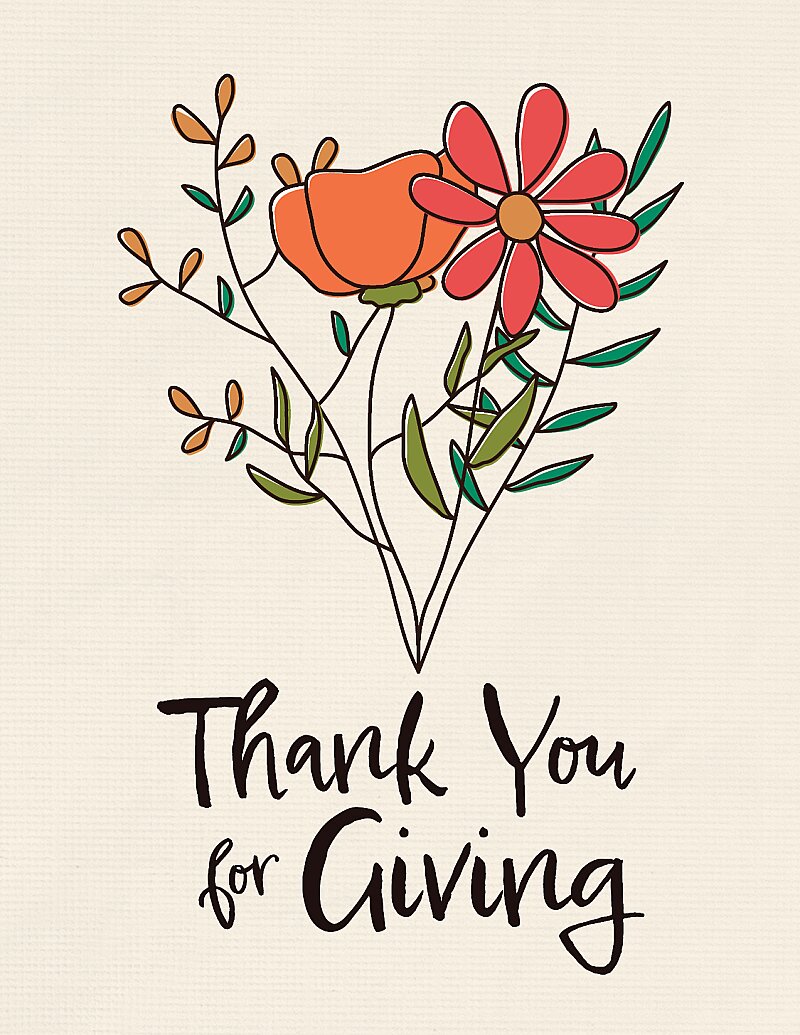 Thank You for Giving