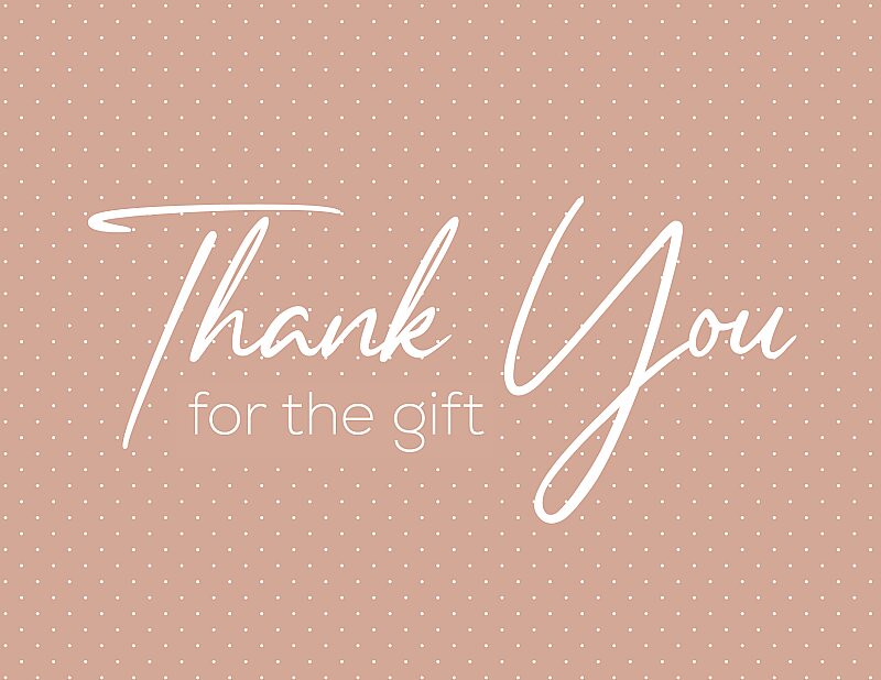 Thank You For the Gift