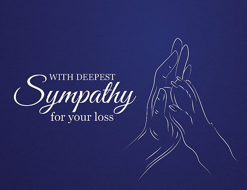 With Deepest Sympathy For Your Loss
