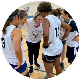 Senior Women’s Basketball Association logo