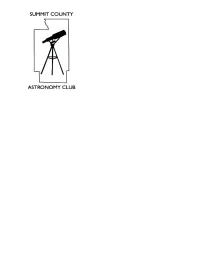 Summit County Astronomy Club logo